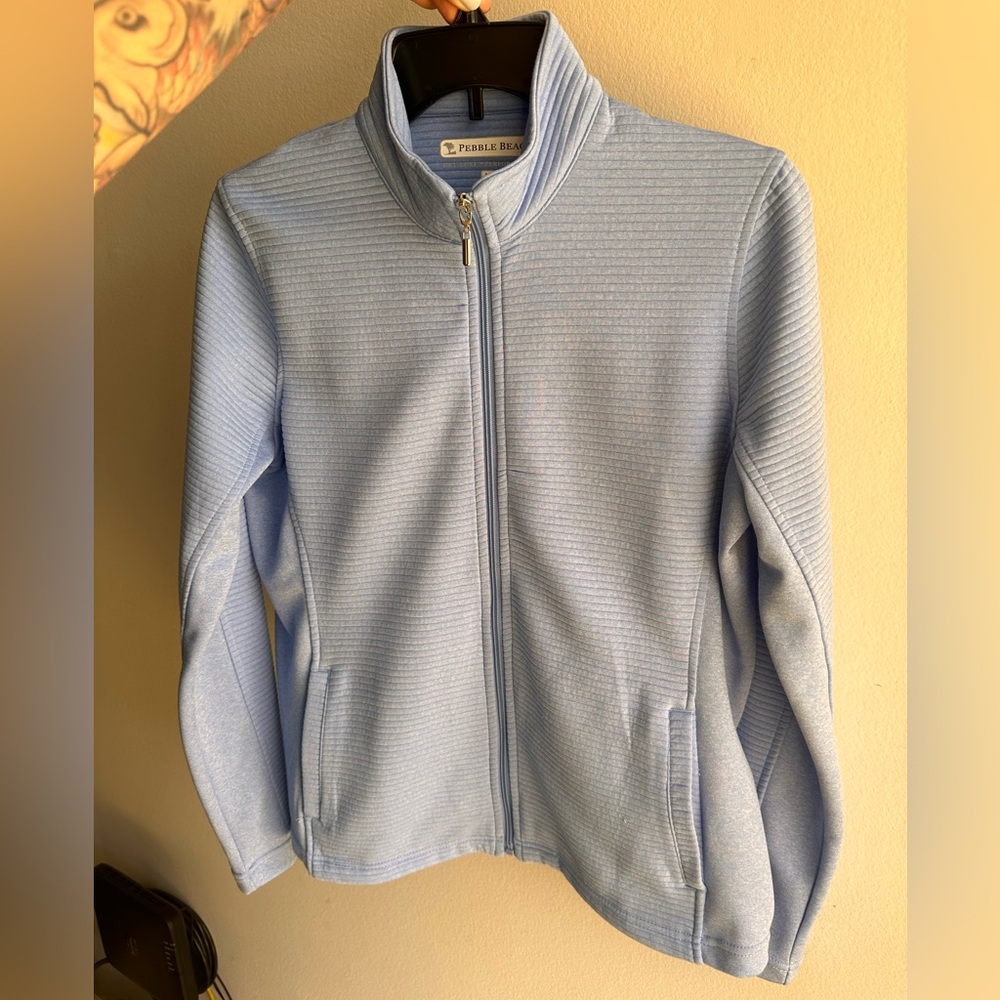 Pebble beach ladies full zip jacket